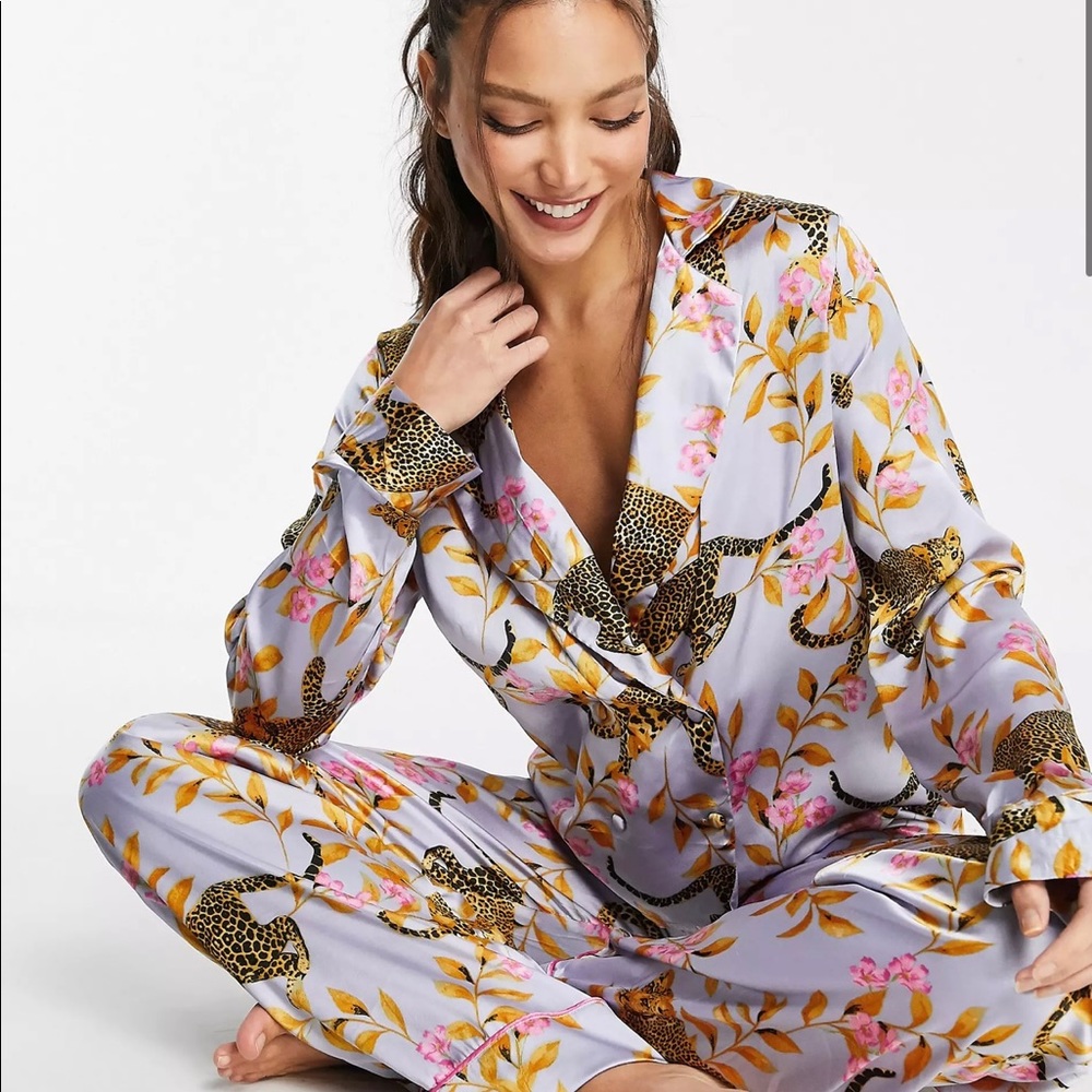 ASOS satin pajamas